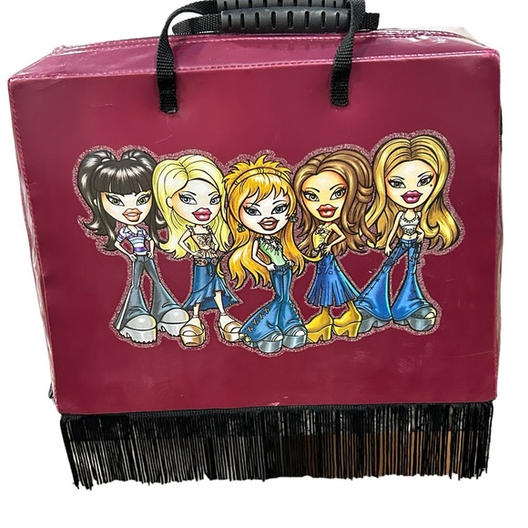 Bratz Dolls Toys Vintage Bratz Zip Up Doll Carrying Doll Case